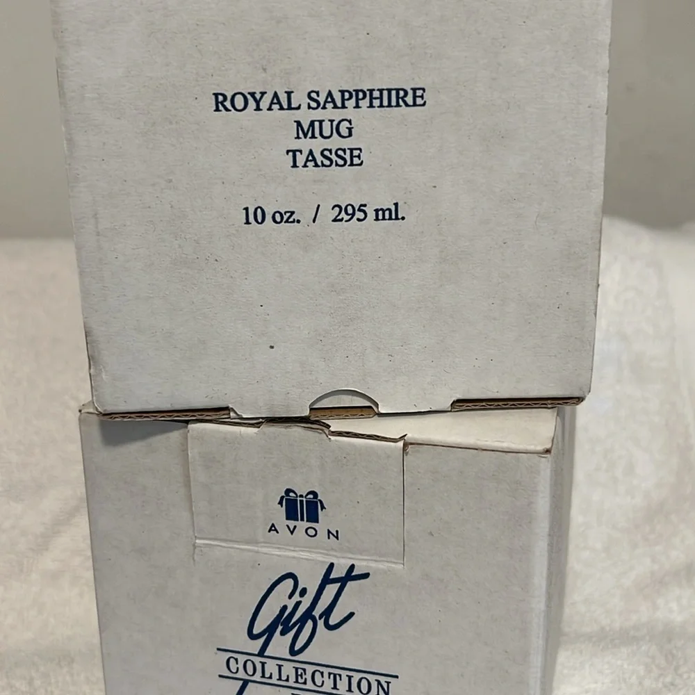 Avon gift collection Royal sapphire mug
